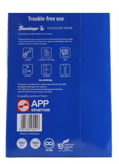Flamingo Copier Paper, Multi-purpose A4 Photocopy Paper for Office & Everyday Use, 500 Sheets - 210X297mm