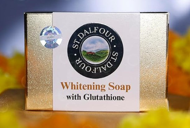 ST.DALFOUR Whitening Soap with Glutathione 1 x 135 g for Radiant and Even Skin