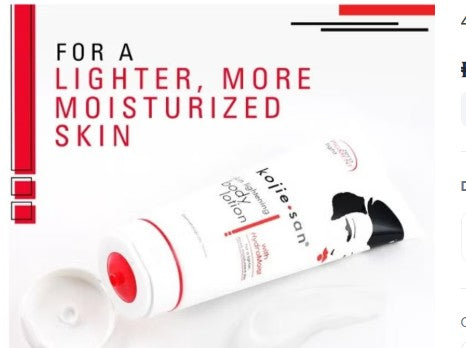 Kojie San Skin Lightening Body Lotion with Hydro Moist - 200 G