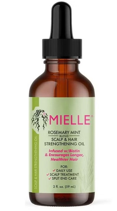 Rosemary Mint Scalp & Hair Strengthening Oil Infused W/Biotin & Encourages Growth 59ml