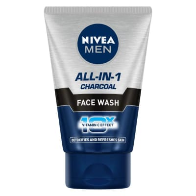 Nivea Men All-In-1 Charcoal Face Wash (50g) - Detoxify & Refresh