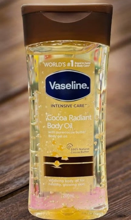Vaseline Intensive Care Cocoa Radiant Body Oil 200ml