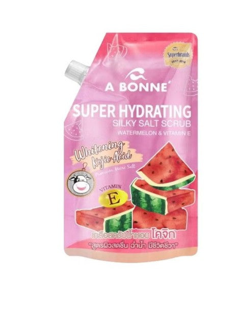A Bonne Super Hydrating Silky Salt Scrub Watermelon & Vitamin E 350g