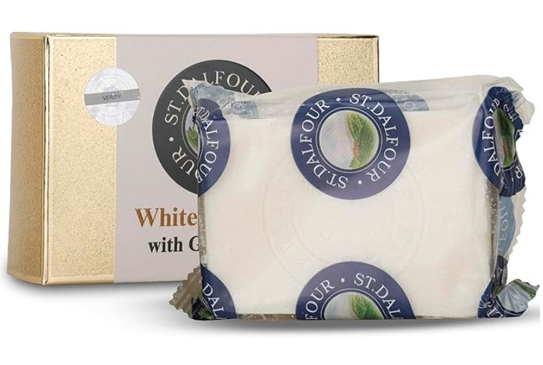 ST.DALFOUR Whitening Soap with Glutathione 1 x 135 g for Radiant and Even Skin